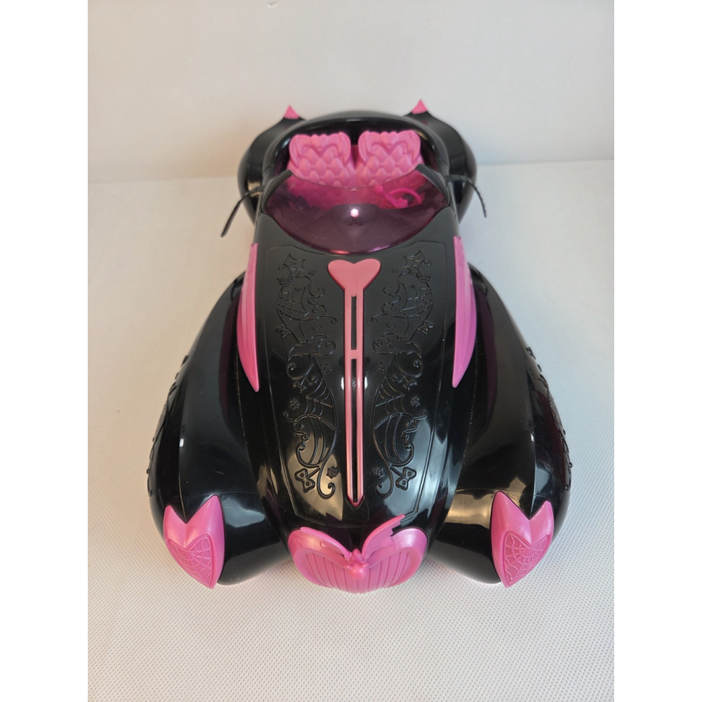 Monster High Doll Car Draculaura Sweet 1600 Roadster Corvette 2011 Black & Pink